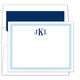 Grand Border Monogram Flat Note Cards Image 4 of 5
